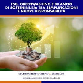 ESG, GREENWASHING E BILANCIO DI SOSTENIBILITÀ: TRA SEMPLIFICAZIONI E NUOVE RESPONSABILITÀ
